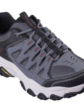 Skechers - Mens After Burn M.Fit 2.0 Sneakers, size 9 US mens, color grey/black.